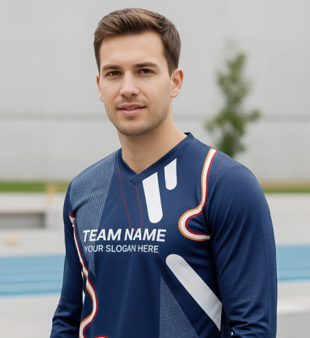 Jersey V-Neck visual gallery 5