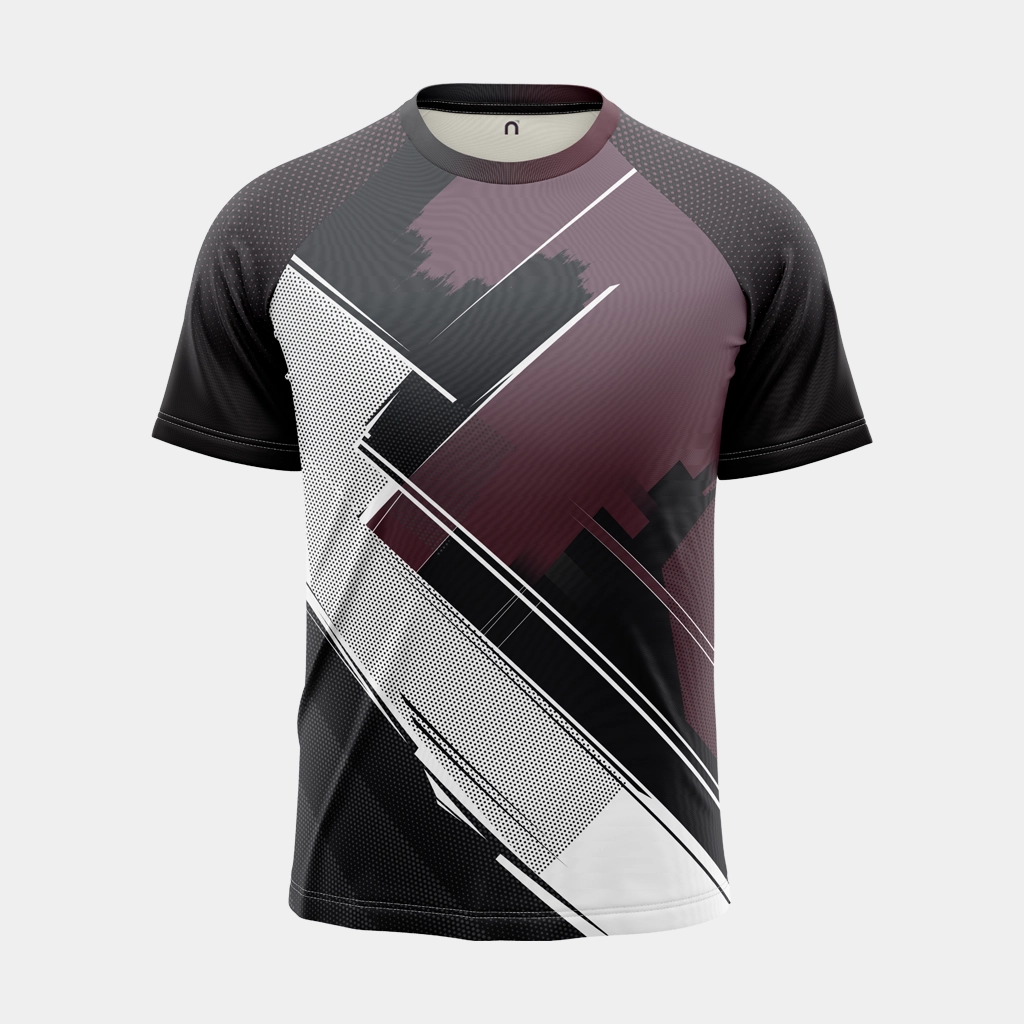 Mens Crewneck Raglan Half Sleeve Jersey 