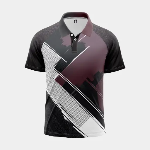 Mens Polo Raglan Half Sleeve Jersey