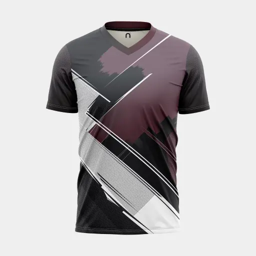 Mens V Neck Half Sleeve Jersey