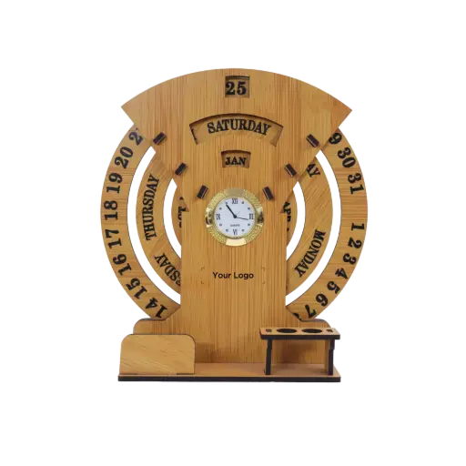 Wooden Table Calendar