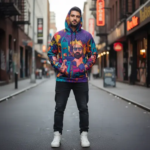 Men's Metro King Graphic Hoodie