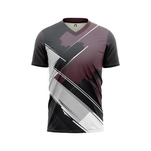 AOP Men V-Neck Set-in Full Sleeve T-Shirt