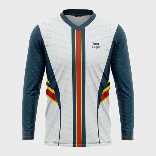 Men's V-Neck Set-in Full Sleeve Jersey